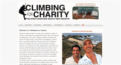 Desktop Screenshot of climbingforcharity.org